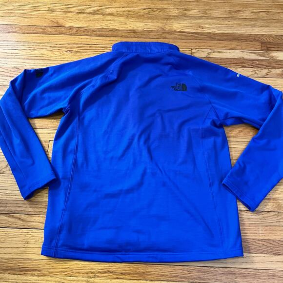 The North Face Shirt Mens Large 1/4 Zip Mountain Peaks Gorpcore Oreo Fleece - Picture 4 of 10